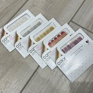 Color Street Nail Polish Strips (Lot of 5)